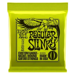 Ernie Ball P02221 Regular Slinky Nickel 10-46 Elektro Gitar Teli